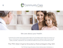 Tablet Screenshot of communitycarewv.org